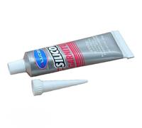 RECAMBO Mastic silicone noir 85 ml compatible avec carter d'huile et boîtier - Mastic universel, élastique et résistant à l'huile, pointe de dosage précise pour des joints propres