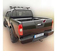 RECAMBO Panneau de coffre en acier inoxydable - Couvre-cache de haute qualité pour une mise à niveau élégante - compatible avec Nissan Navara D40 années 2005-2015