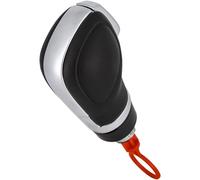 Recambo Pommeau de levier de vitesse automatique compatible avec Audi A3, 8P, 2003-2013, Plug & Play, levier de vitesse, noir - argenté