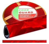RECAMBO Protection de bord en caoutchouc en forme de U pour portières de voiture - 15 m - Joint en caoutchouc et joint de fenêtre - Convient à la majorité des véhicules - Rouge hologramme