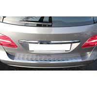 Recambo Protection de seuil de Chargement en Acier Inoxydable chromé Compatible avec Mercedes W242, W246 | 2011-2018 | Qualité supérieure