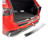 RECAMBO Protection de seuil de chargement en acier inoxydable chromé pour VW Tiguan III CT1 à partir de 2024 - Protection contre les rayures, contour ajusté, acier inoxydable, à base de ruban adhésif