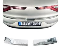 RECAMBO Protection de seuil de chargement en acier inoxydable compatible avec Renault Megane IV à hayon | à partir de 2016 poli brillant, aspect chromé Style et protection pour le pare-chocs