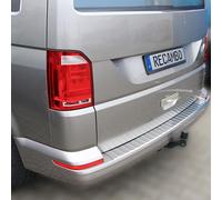 RECAMBO Protection de seuil de Chargement en Acier Inoxydable Compatible avec VW T6 | année de Construction à partir de 2015 Poli Brillant, Aspect chromé Style et Protection pour Le Pare-Chocs