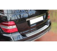 Recambo Protection de seuil de Chargement en Acier Inoxydable Mat Compatible avec Mercedes Classe M, W164 | année de Construction 2005-2011 | Qualité supérieure
