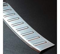 Recambo Protection de seuil de Chargement en Acier Inoxydable Mat Compatible avec VW Golf Sportsvan à partir de 2014 avec Rebord | Qualité supérieure de