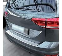 Recambo Protection de seuil de Chargement en Acier Inoxydable Mat Compatible avec VW TOURAN II 5T à partir de 2015 | avec Rebord | Qualité supérieure de