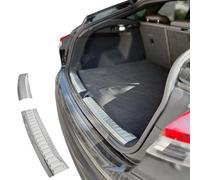 RECAMBO Protection de seuil de chargement intérieure en acier inoxydable - Pour Audi Q4 e-tron Sportback année de construction à partir de 2024 - Série 304 V2A - Mat brossé - Baguette de protection de