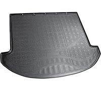 Recambo Tapis Coffre Voiture, Tapis de Coffre compatible avec Hyundai Santa Fe III, DM, 7 sièges | 2012-2018 | avec rebord