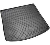 Recambo Tapis de coffre en caoutchouc de qualité supérieure pour Ford Focus III Break, Turnier | 2011-2018 | Ajustement parfait avec bordure