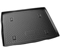 Recambo Tapis de Coffre en Caoutchouc de qualité supérieure pour Renault Kangoo I, 5 Places, année de Construction 1997-2009, sur Mesure avec Rebord