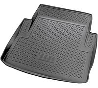 Recambo Tapis de coffre voiture en caoutchouc de qualité supérieure pour BMW Série 3 E90 Berline 2005-2011 - Ajustement parfait avec bord