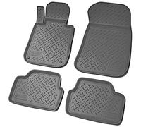 Recambo Tapis de sol 3D en caoutchouc pour BMW Série 1 | Type E81 E82 E87 E88 | Tapis de voiture Ajustement parfait avec bordure