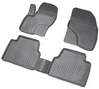 Recambo Tapis de Sol 3D en Caoutchouc pour Ford Kuga I (MK1), Protection Voiture | Années de Construction 2008-2013 | Ajustement Parfait avec Bordure