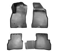 Recambo Tapis de sol arrière en caoutchouc 3D pour Fiat Doblo II | à partir de 2010 > | Ajustement parfait + bordure