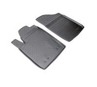 RECAMBO Tapis de sol avant en caoutchouc 3D pour Citroën Berlingo MF année de construction 1996-2009 - Bord 3D haut - Antidérapant - Faible odeur - Facile à nettoyer - Indéformable