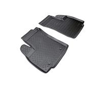 Recambo Tapis de sol avant en caoutchouc 3D pour Fiat Doblo + Doblo Cargo | 2000-2010 | avec bord