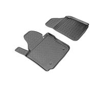 Recambo Tapis de sol en caoutchouc 3D avant compatible avec VW Caddy III + IV | à partir de 2003> | Ajustement parfait avec bordure