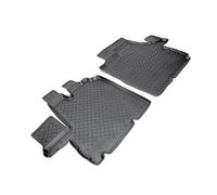 Recambo Tapis de sol en caoutchouc 3D avant pour Fiat Ducato, Tapis Auto | années de construction 1994 2006 | Ajustement parfait + bordure