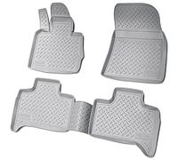 Recambo Tapis de Sol en Caoutchouc 3D, Tapis Auto, Protection Tapis de Sol Voiture, Compatible avec BMW X5 E53 | années de Construction 1999 2006 | Ajustement Parfait | avec Rebord | Gris