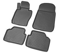 Recambo Tapis de Sol en Caoutchouc pour BMW Série 3 E90 E90 Berline Touring année de Construction 2005-2012 Ajustement Parfait + Bordure