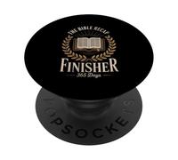 Récapitulatif de la Bible : Finisher 365 Jours d'étude spirituelle chrétienne PopSockets PopGrip Adhésif