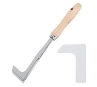 Reccisokz Desherbeur Manuel,Desherbeur en Acier Inoxydable Avec protège-lame,desherbant selectif gazon,Enleve Mauvaise Herbe Ergonomique,Outillage de Jardin pour Creuser, Désherber