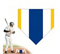 Reccisokz Tapis Home Plate pour Entraînement Baseball avec Sac, Base Antidérapante pour Frappe, Lancer et Stance, Plaque Portable pour Softball, Jardin, Garage et Terrain