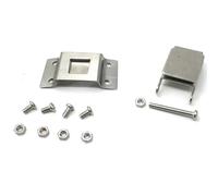 RecDec Support de lampe pour casque de sécurité - Boucle à clipser pour casque de mineur - Phare de chantier forestier