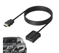 Receiver Cable - Copper, 59 in Adapter Cable HD Connection | Stable Car & Electronics AV Wire, Convertisseur pour TV, Players, Ordinateurs, Moniteurs, Accessoires Auto pour Driving, Commuting