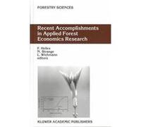 Recent Accomplishments in Applied Forest Economics Research, Forestry Sciences, 74 ›Finn Helles, Denmark) Berkeley-KVL Conference on Natural Resource Management--Design and Implementation of Multiple-