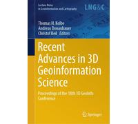 Recent Advances In 3d Geoinformation Science