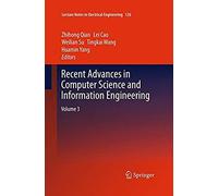 Recent Advances In Computer Science And Information Engineering