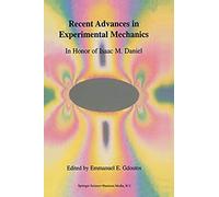 Recent Advances In Experimental Mechanics