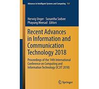 Recent Advances In Information And Communication Technology 2018