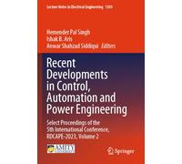 Recent Developments in Control, Automation and Power Engineering: Select Proceedings of the 5th International Conference, RDCAPE-2023, Volume 2