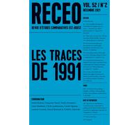 Receo 2021-2 Les traces de 1991 - Collectif - Puf - broché - Revue