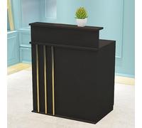 Recept De Moderne avec LockabDer Front Office Tabfor Chut & Retail Caisse enregistreuse nfor Salons Hote anLobbies (Noir)