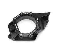 réceptacle embrayage Couvercle de Transmission d'admission en alliage adapté à la moto Vespa GTV300 GTS300 GTS 300 2019 2020 2021 2022 2023, accessoires tambour embrayage(Black)