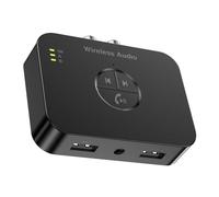 Récepteur audio Bluetooth 5.4 pour système audio, adaptateur récepteur sans fil RCA/AUX/Type-C/USB à interface multiple