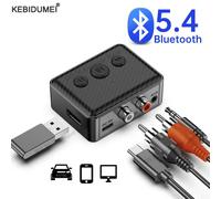 Récepteur Audio Bluetooth 5.4 RCA, adaptateur sans fil USB AUX 3.5mm avec Support micro, jeu u-disk pour Kit de voiture, amplificateur de haut-parleur With RCA Cable