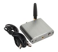 Récepteur audio Bluetooth haute fidélité avec décodage AptX HD, sortie audio numérique et connectivité simplifiée pour les amplificateurs.