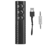 Récepteur audio Bluetooth sans fil, adaptateur AUX portable 3,5 mm pour appels mains libres, streaming musical haute fidélité, transmission