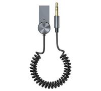 Récepteur audio sans fil, connecteur audio de véhicule | Émetteur antibruit à double appareils, accessoires d'intérieur automobile Plug-and-Play pour aventures en plein air, voyages d'affaires
