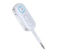 Récepteur auxiliaire de voiture, émetteur sans fil 2 en 1 | Adaptateur d'entrée auxiliaire portable, récepteur de haut-parleur de voiture pour voiture, TV, casque