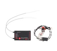 Récepteur bidirectionnel à Double antenne FS SR8 2.4GHz, 8 canaux, pour hélicoptères RC, véhicules d'ingénierie