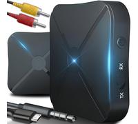 Recepteur Bluetooth 4.2, A2Dp, Avrcp, Hfp, Spp, Tx, Rx, Adaptateur Bluetooth Jack 3,5 Mm, Rca, Stereo Audio Hifi Receiver Pour Smartphone, Tablette, Ordinateur Portable, Noir[Z1277]