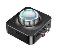 Récepteur Bluetooth 5.0 avec son surround 3D - Adaptateur audio sans fil auxiliaire 3,5 mm vers 2 RCA avec fonction de mise en mar