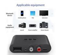 Récepteur Bluetooth 5.0 stéréo AUX 3.5mm, Jack RCA optique, NFC, adaptateur Audio sans fil pour télévision, casque PC, disque U