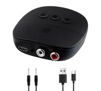 Récepteur Bluetooth 5.2, Adaptateur Audio Bluetooth avec Jack 3.5 mm et RCA, Adaptateur Audio NFC pour Système Stéréo Haut-Parleurs, Amplificateur Autoradio Casque Enceinte Home